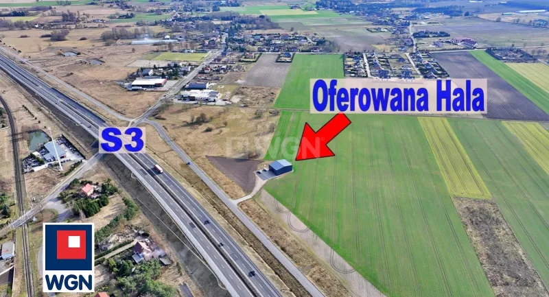 Obiekt magazynowy na  wynajem Deszczno - Nowa Hala 525 m2 | Antresola | Blisko s3