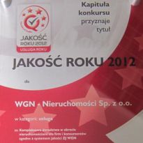 WGN laureatem Nagrody JAKOŚĆ ROKU 2012