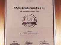 Grupa WGN z godłem Najwyższa Jakość QI 2017