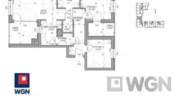 Mieszkanie na  sprzedaż Lublin - Mieszkanie 59,80 m2, parter, Wrotków, Lublin