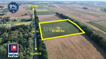 Grunt aktywizacja gospodarcza na  sprzedaż Wilcza - Teren inwestycyjny 1U 3,34 ha na sprzedaż Wilcza.