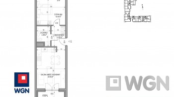 Mieszkanie na  sprzedaż Lublin - Mieszkanie 41,57 m2 z loggią, Wrotków, Lublin
