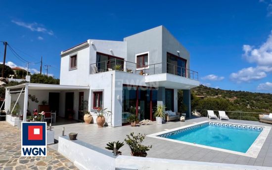Dom na  sprzedaż Grecja - Nowoczesna willa z ogrodami, basenem i spektakularnymi widokami na morze, Milatos, Kreta, Grecja