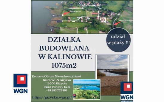 Działka budowlana na sprzedaż Kalinowo