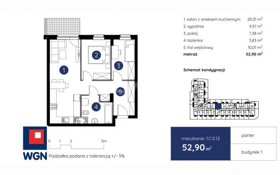 Mieszkanie na sprzedaż w bloku Lublin