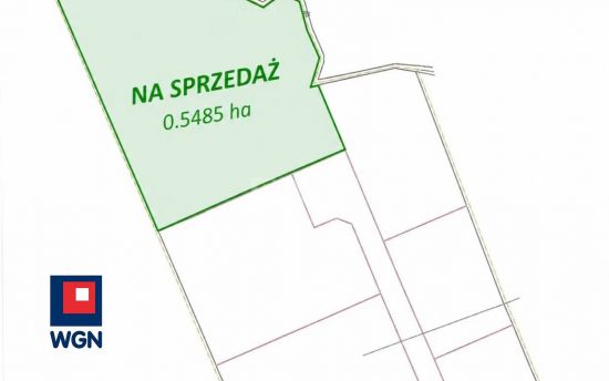 Grunt budowlany jednorodzinny na  sprzedaż Niewodnica Nargilewska-Ko - Działka 5485 m? z warunkami zabudowy ? Niewodnica Nargilewska - Kolonia