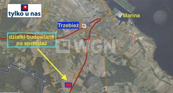 Działka budowlana na sprzedaż Trzebież