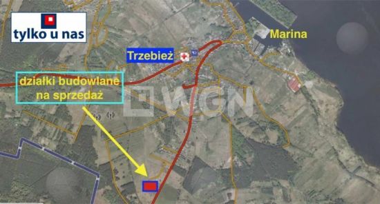 Działka budowlana na sprzedaż Trzebież